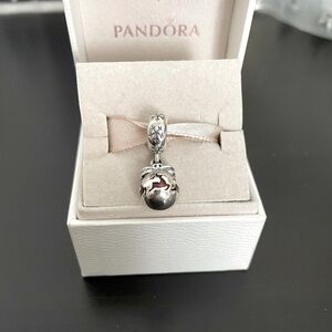 Pandora Reindeer Red Enamel Dangle Charm